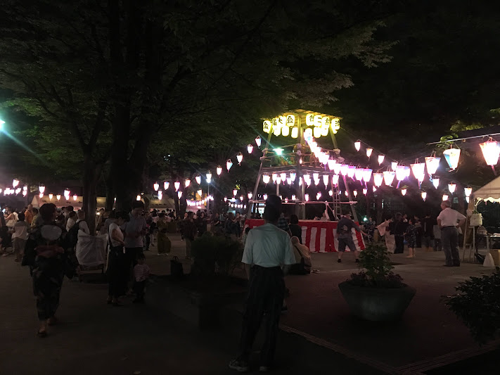 Bon odori dance festival